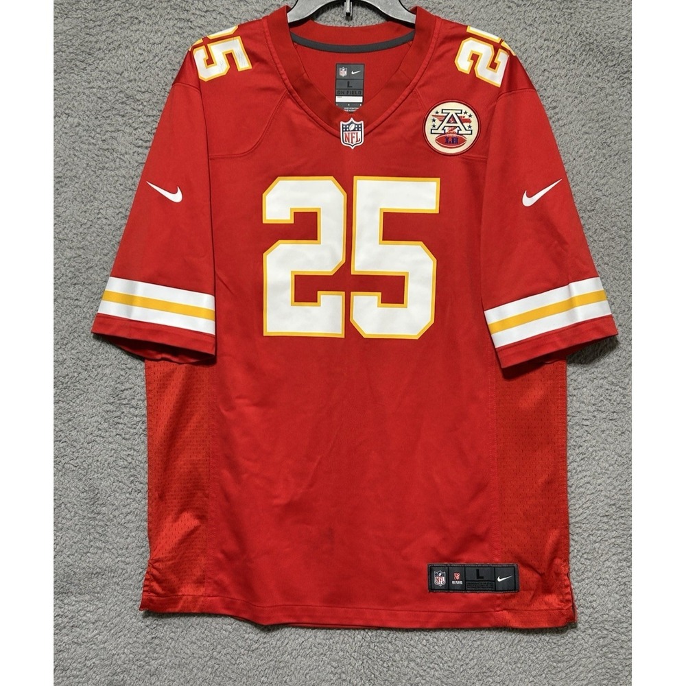 Men's‎ Nike Kansas City Chiefs Edwards-Helaire On Field Jersey Red Size L